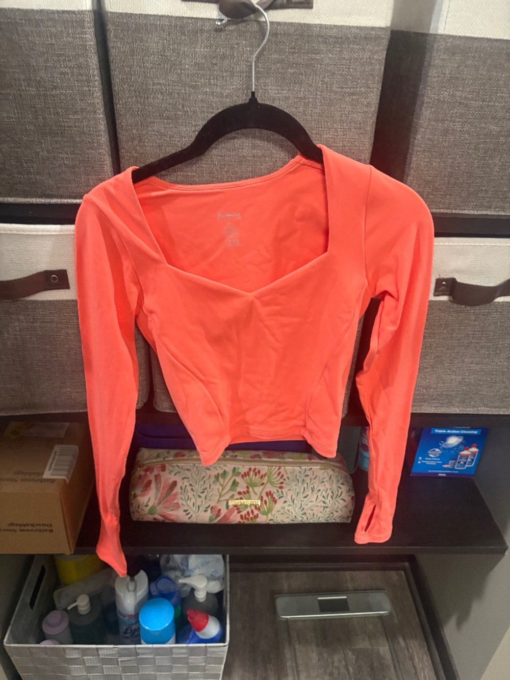 Buffbunny Bright Coral Sweetheart Top